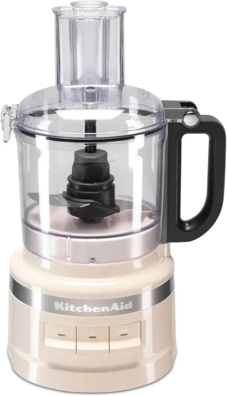 Robot Culinaire KitchenAid 1,7L - 2 Vitesses et Mode Impulsion - Accessoires Lavables - 250W Sans BPA - Crème