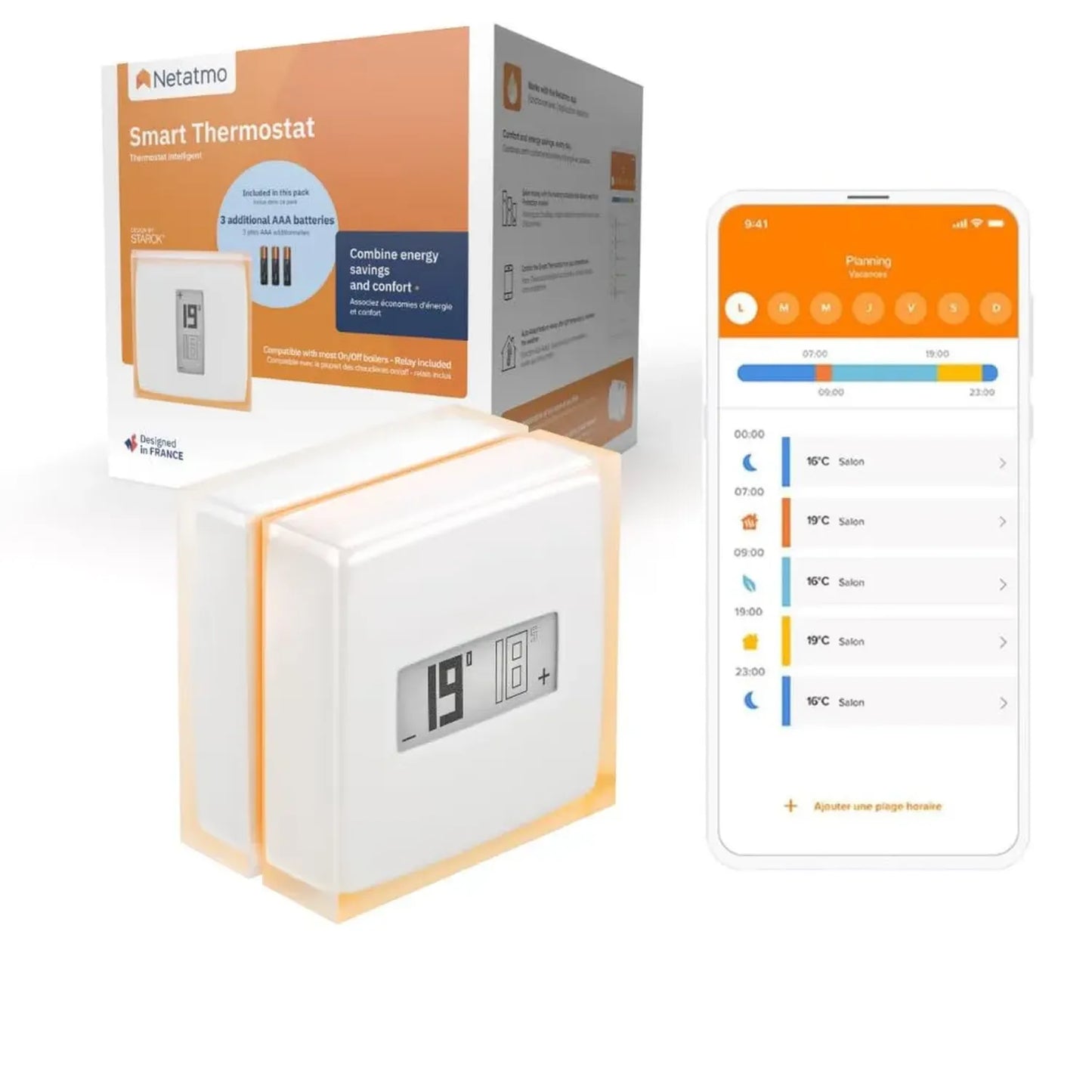 Thermostat Intelligent WiFi Netatmo - Gestion à Distance & Économie d'Énergie