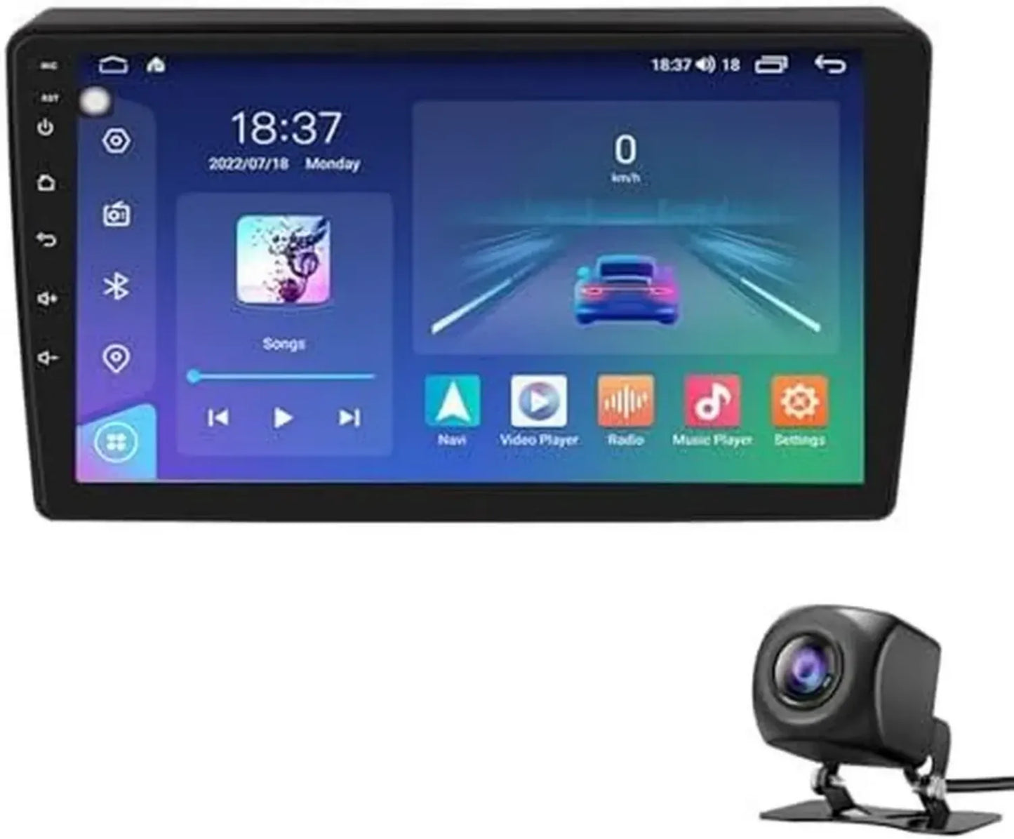 Système Multimédia 9" Android pour Citroën Berlingo et Peugeot Partner (2008-2019), CarPlay Sans Fil, Android Auto, Écran Tactile, Caméra de Recul, GPS 2 DIN