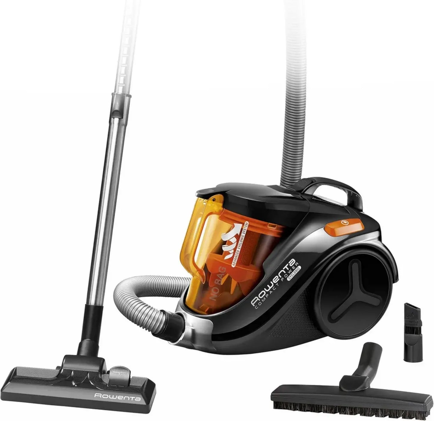 Aspirateur Sans Sac Rowenta 750W, 1.5L, Spécial Parquet, Compact Cyclonique
