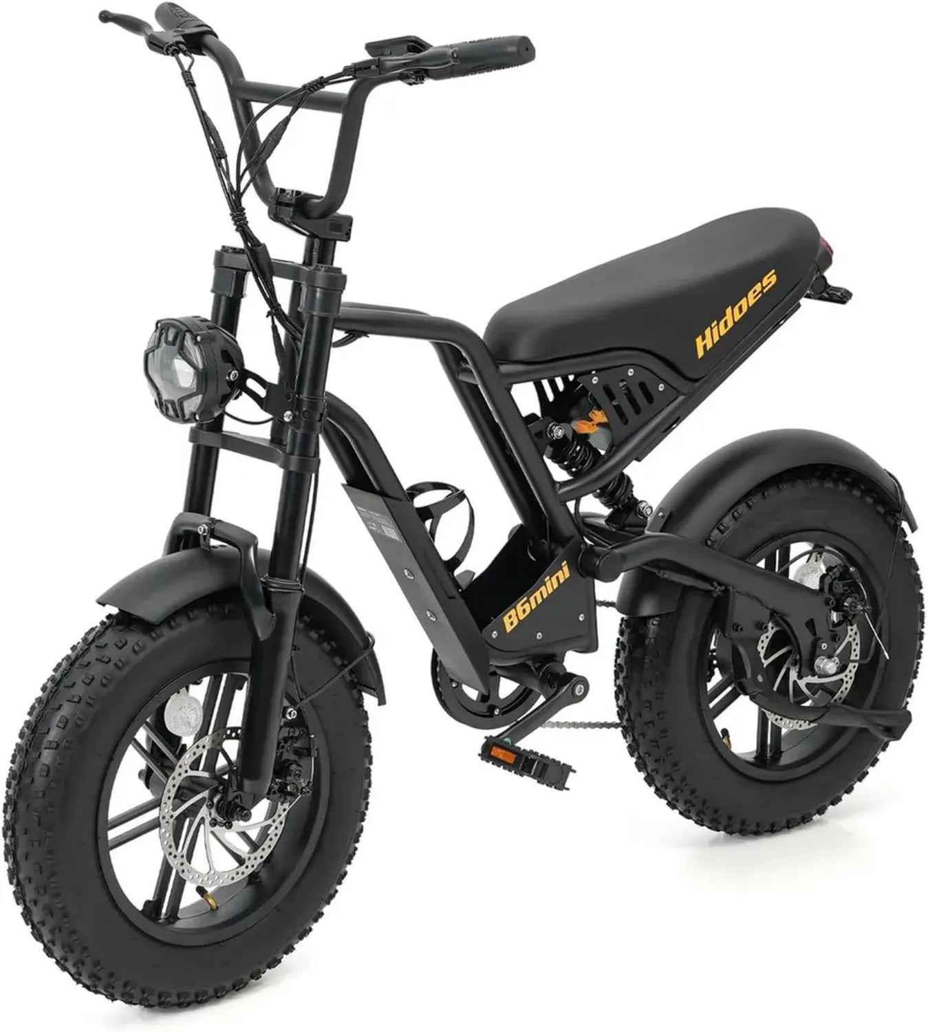 Vélo Électrique Adulte Kanpe Fat Tire, Batterie Amovible 15,6 Ah, Autonomie 80 km, Modèle Hidoes B6, Vitesse Maximale 25 km/h, Double Suspension