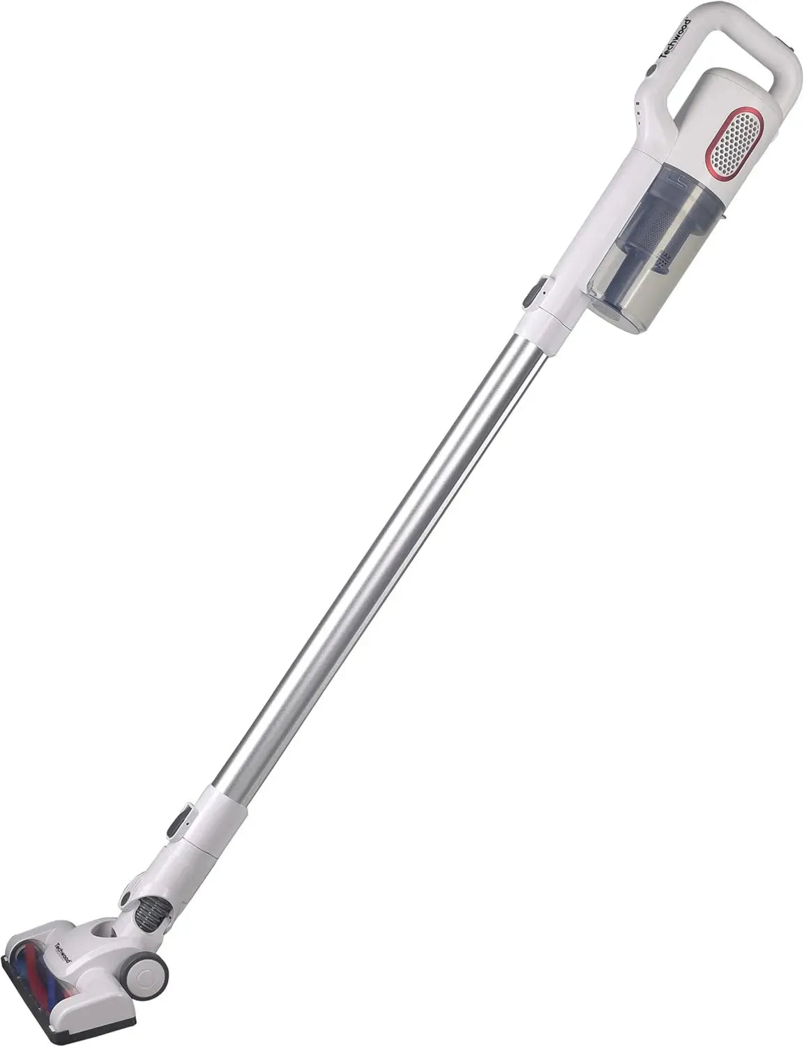 Techwood Aspiration Puissante, Balai Électrique Sans Fil, 120W, Réservoir 0.5L, Ultra Silencieux 76 dB