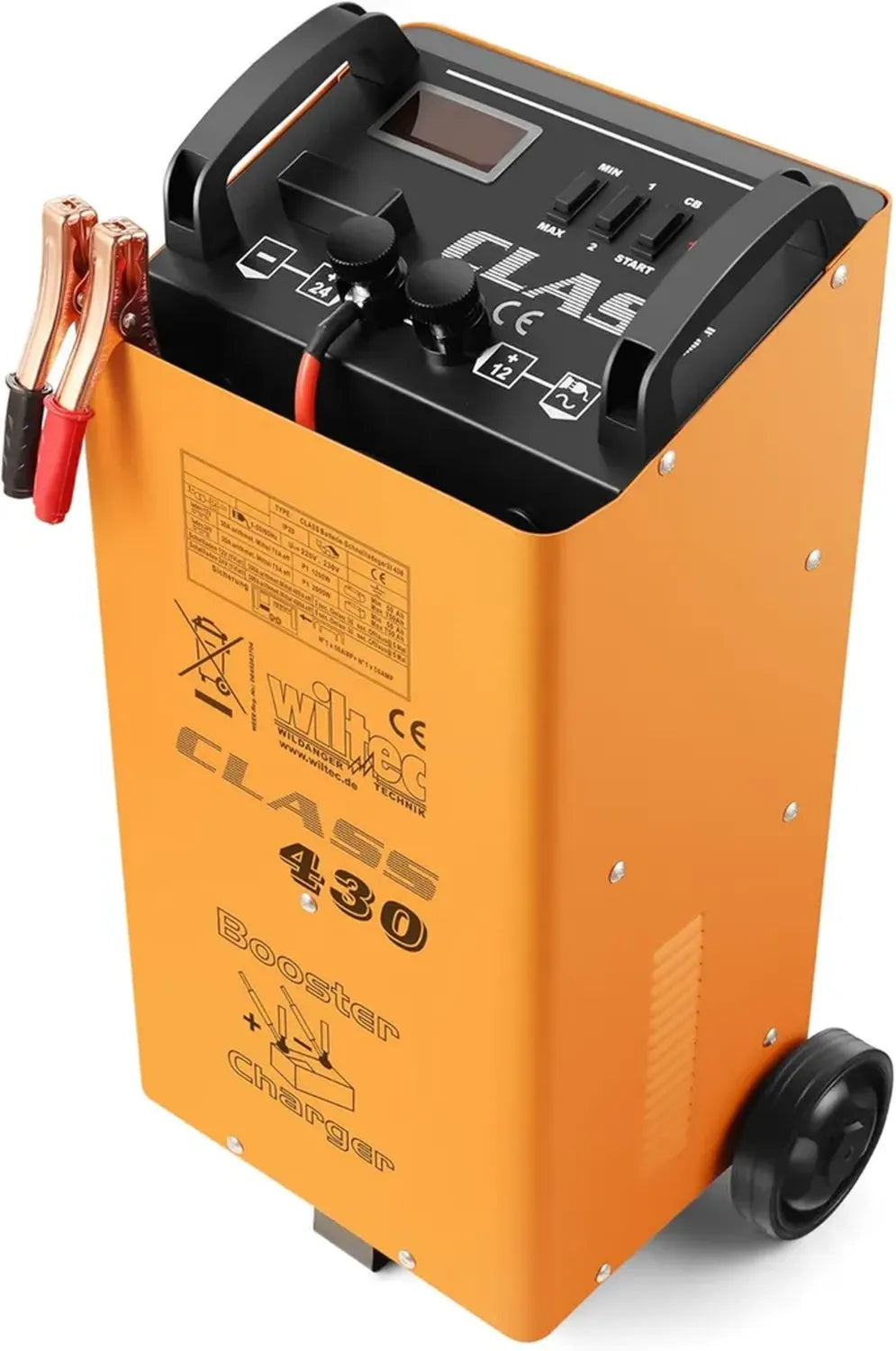 Chargeur de Batterie Wiltec Boost 430 - Compatible 12V et 24V