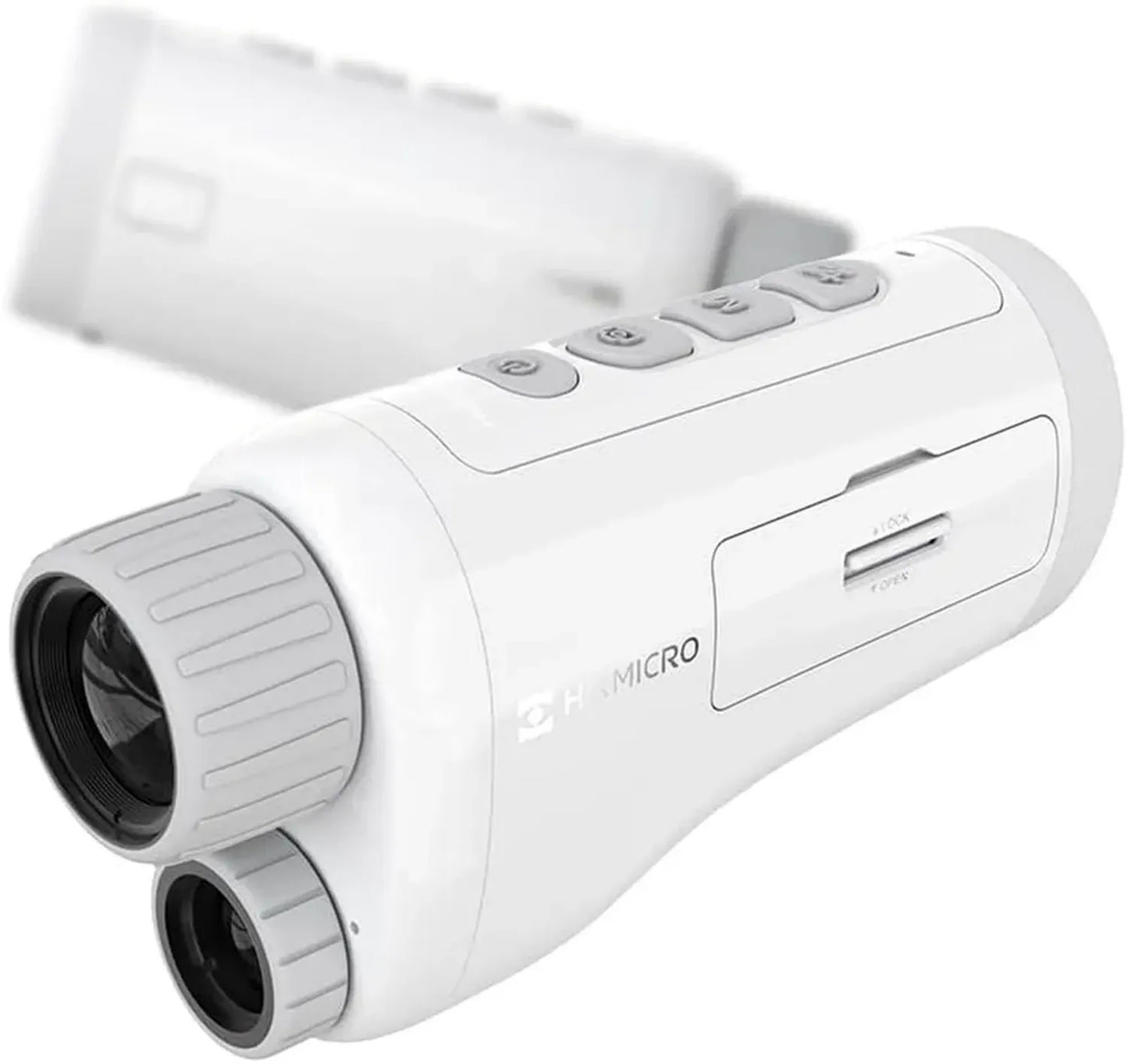 HIKMICRO HEIMDAL Monoculaire Vision Nocturne Compact avec IR et Vidéo, Écran AMOLED 1,39", Zoom Numérique 8X