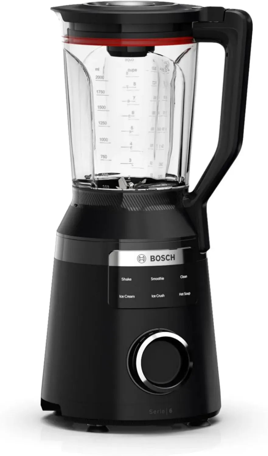 Blender Bosch VitaPower Série 6, moteur 1800W avec 6 programmes, bol Tritan, noir