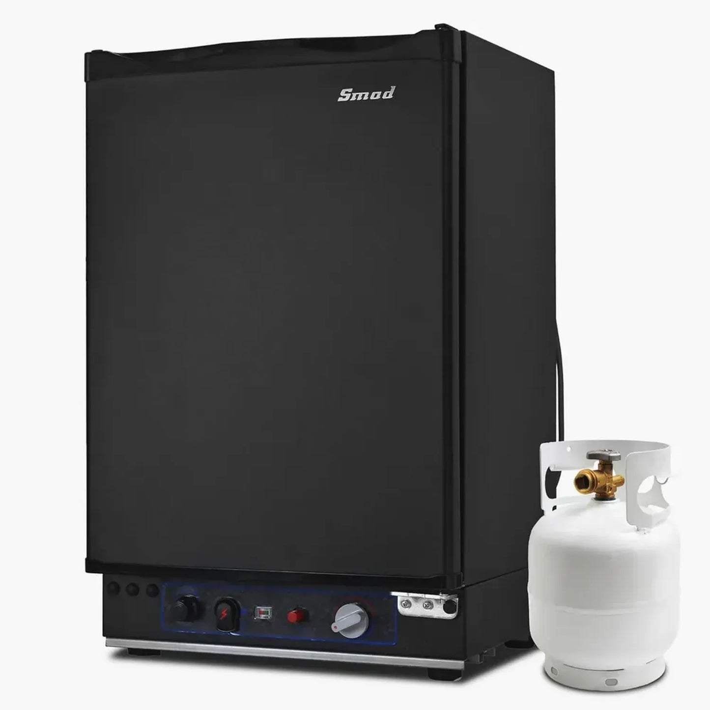 Réfrigérateur Smad Trimixte 40L, 12V 220V Gaz, Idéal pour Camping-Car et Caravanes, Noir