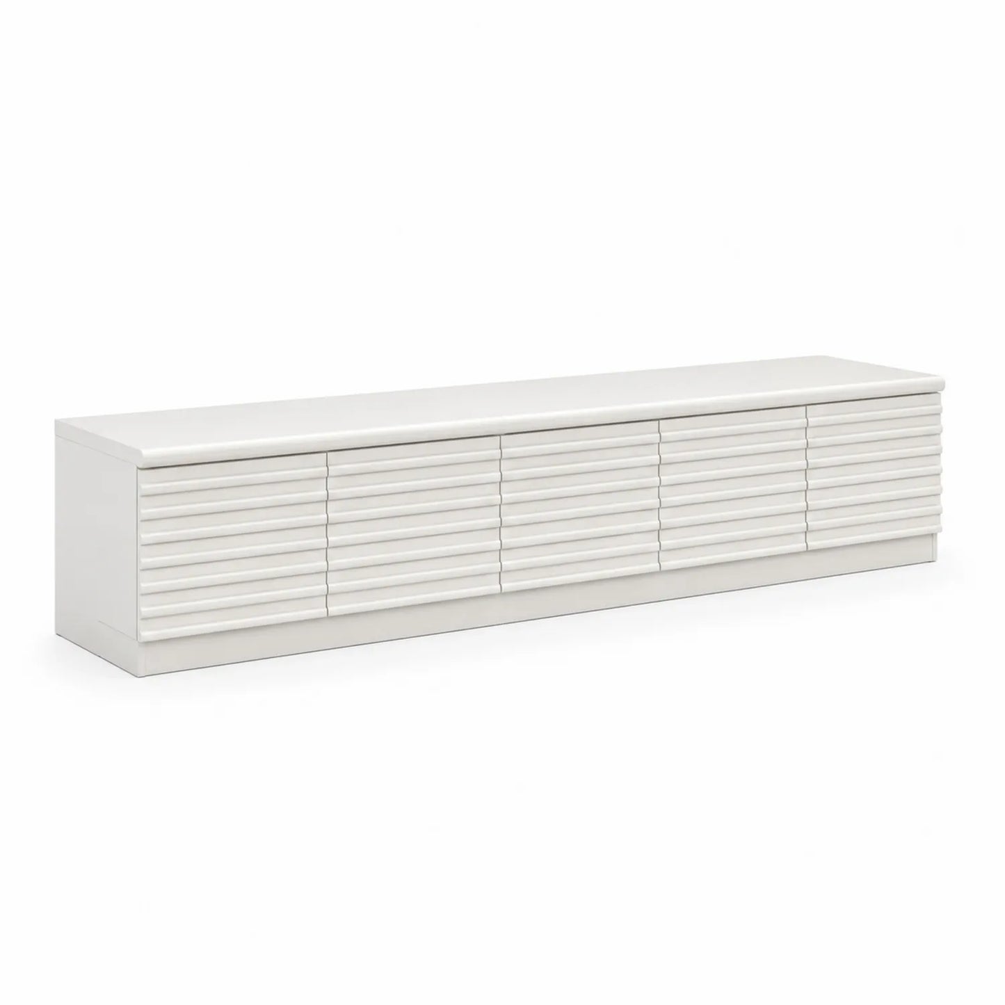 Mobile TV in legno MDF con frontale texturizzato 180x40x45 cm