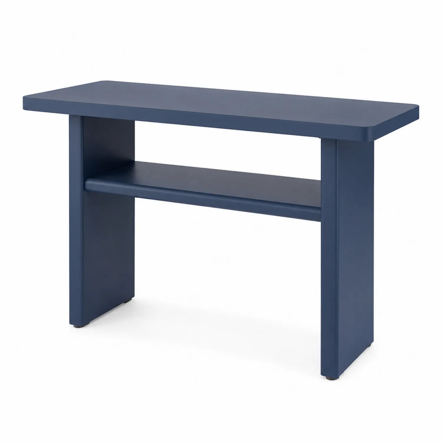 Console rettangolare 120x40x75 cm legno blu