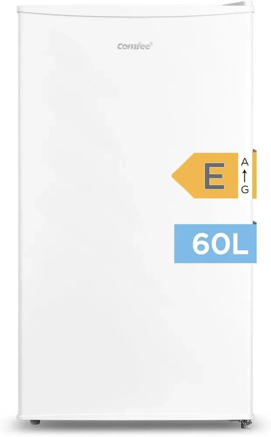 Mini Congélateur 60L COMFEE', Porte Réversible, Température Ajustable, Silencieux, Blanc