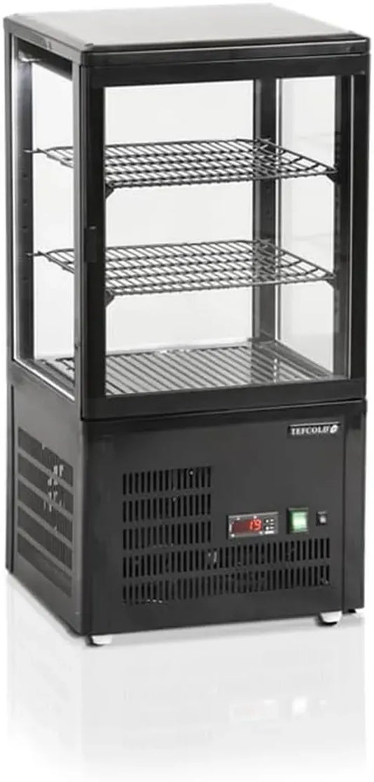 Armoire Réfrigérée de Comptoir pour Exposition - Disponible en Noir ou Gris