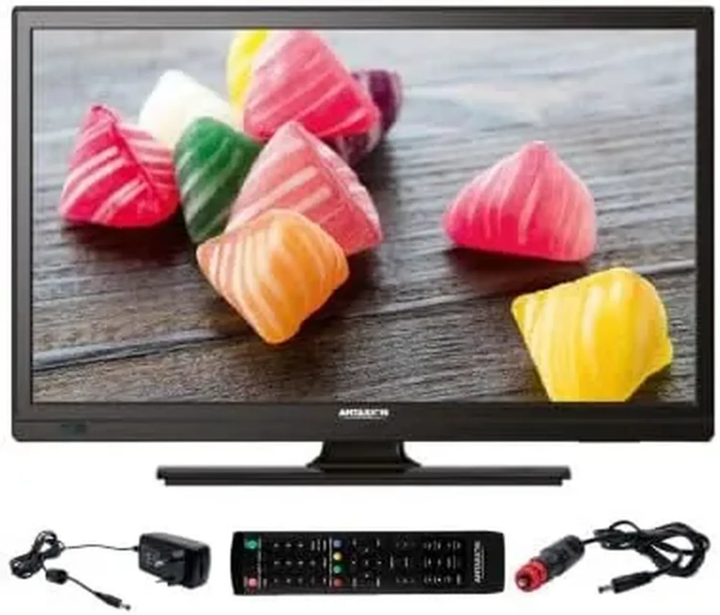 Téléviseur LED 19'' HD 12V pour Camping-car avec USB et DVB-T2