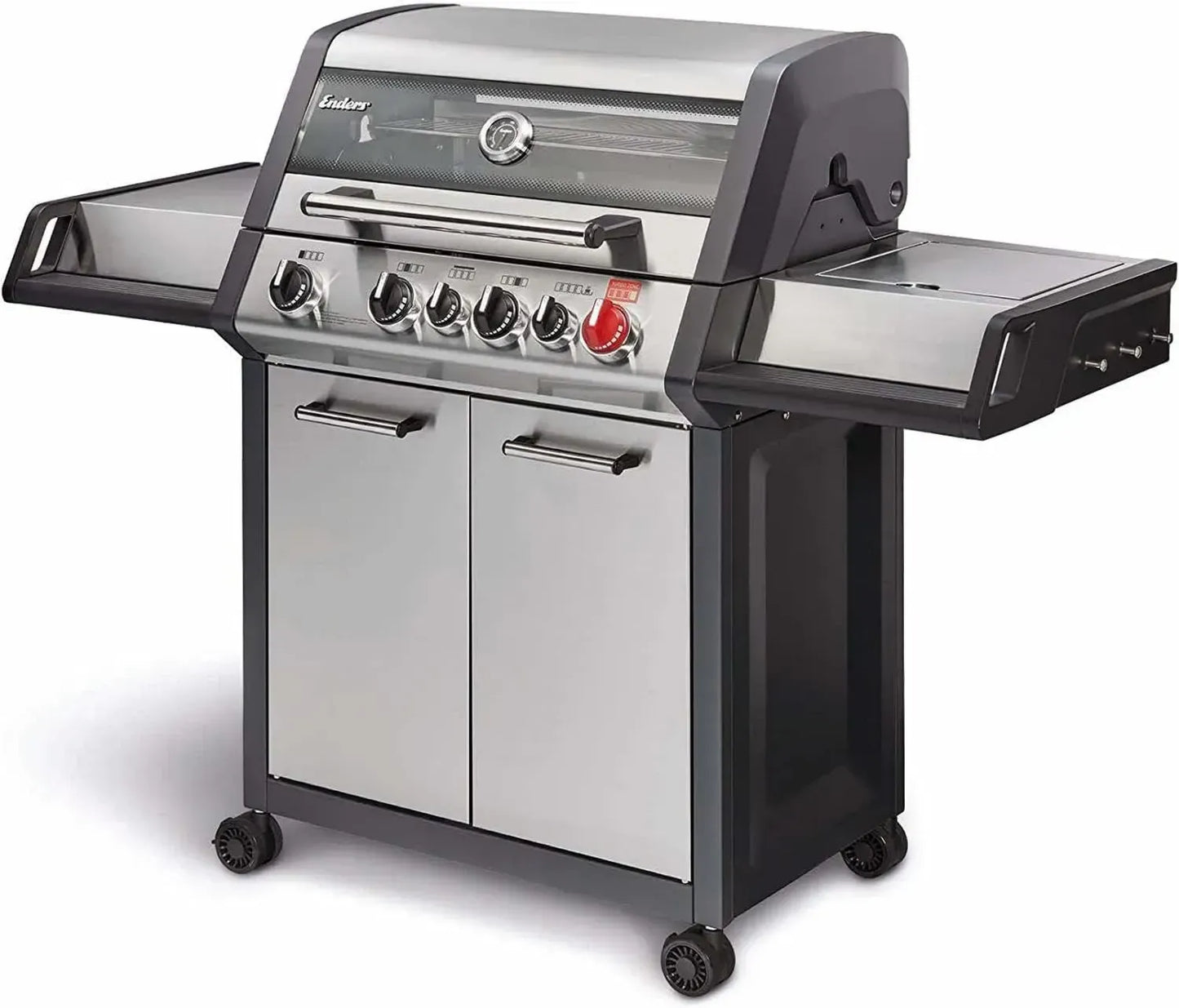 Barbecue à Gaz Monroe Pro 4 SIK Turbo avec 4 Brûleurs, Zone Turbo, et Infrarouge