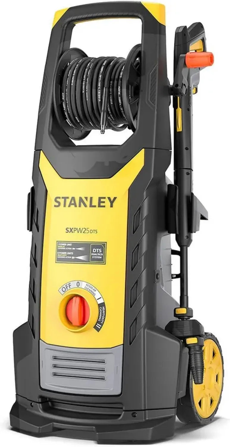 Nettoyeur Haute Pression 2500W Stanley avec Système Dualtech, 150 Bars, 810 l/h