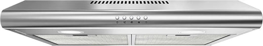 Hotte Aspirante 60cm FIREGAS, 3 Vitesses, Moteur Silencieux, LED, Filtre à Charbon, Inox