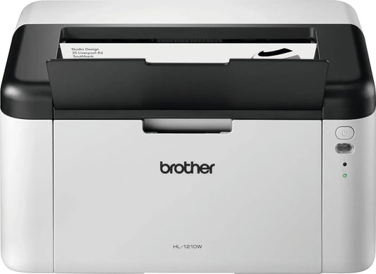 Brother HL-1210W Imprimante Monochrome Compacte A4 - Connexion Sans Fil - Idéale pour Bureau