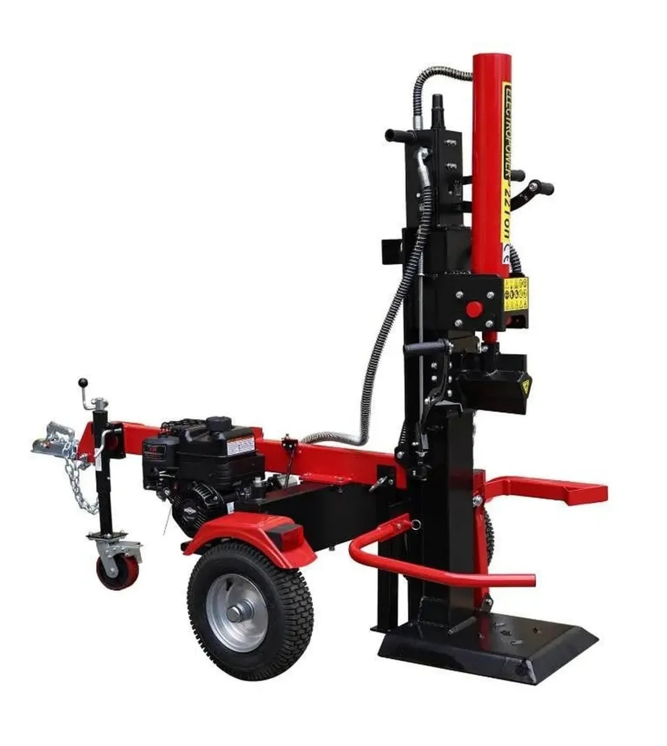 Fendeur de Bûches Vertical 22 Tonnes - Moteur Puissant 7CV - Modèle Tractable