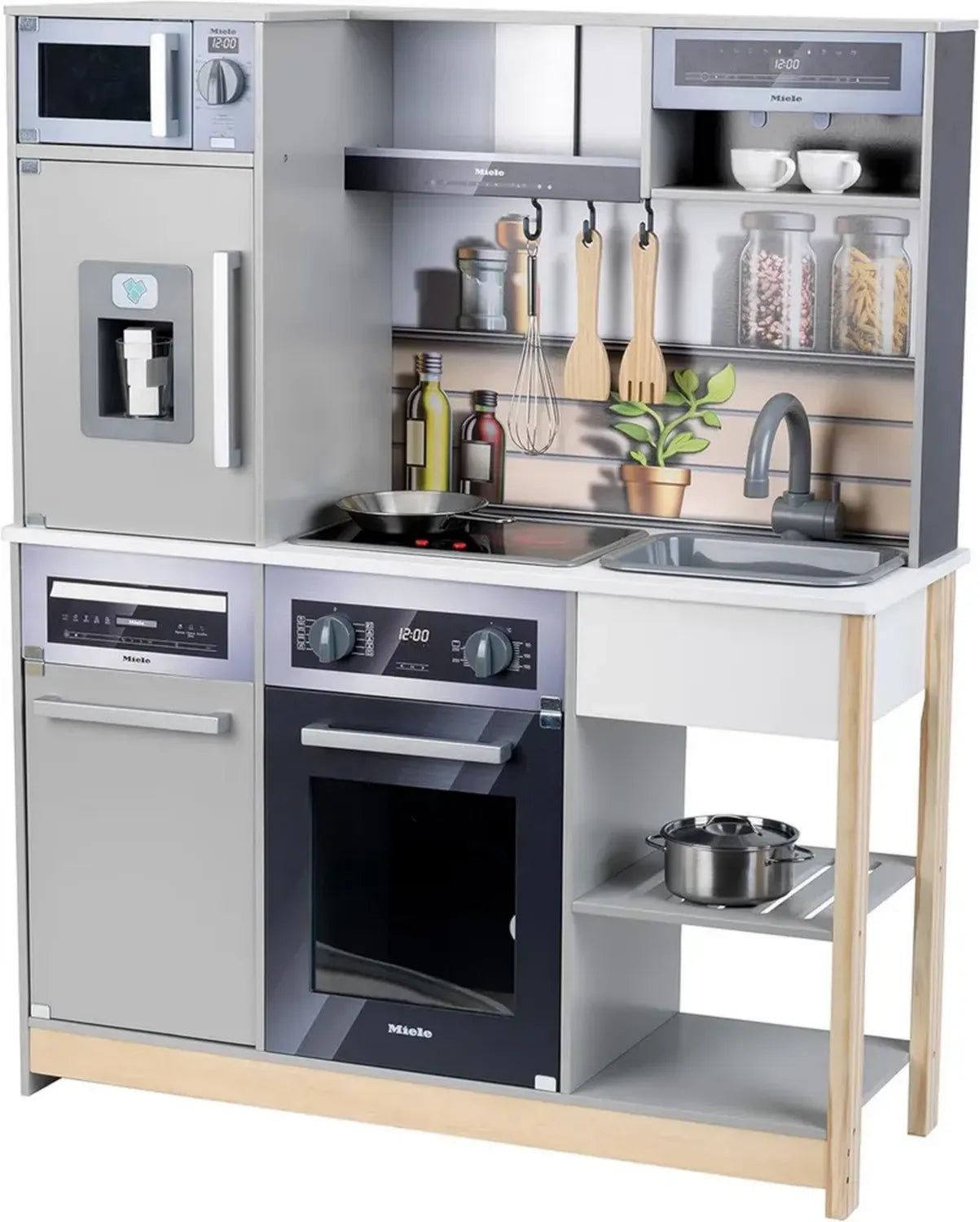 Cuisine Enfant en Bois Miele avec Électronique et Accessoires