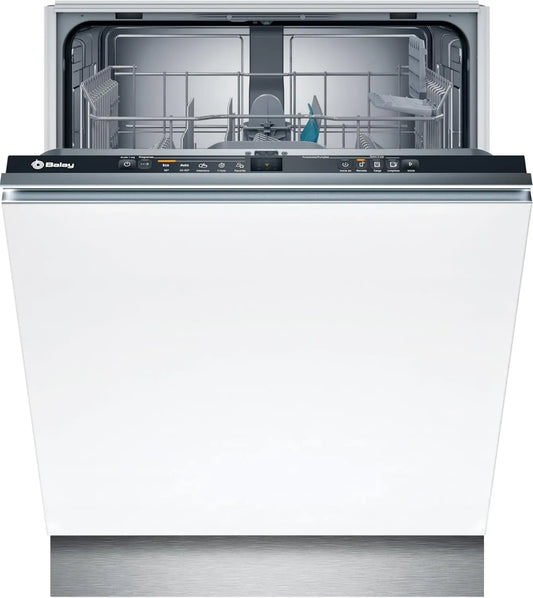 Lave-vaisselle Encastrable 60 cm Blanc avec Moteur Silencieux et Programme Automatique - BALAY