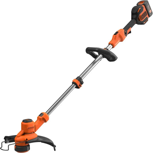 Coupe-Bordures Sans Fil 36V BLACK+DECKER, 33cm, Moteur Brushless, Batterie et Chargeur Inclus, Vitesse Variable