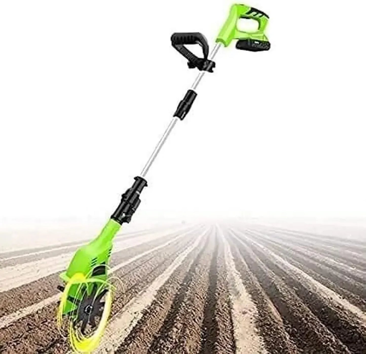 Motobineuse électrique portable 20V sans fil avec poignée réglable pour jardin