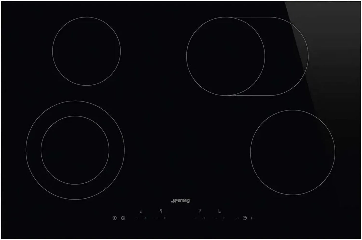 Plaque de cuisson vitrocéramique SMEG avec commande tactile