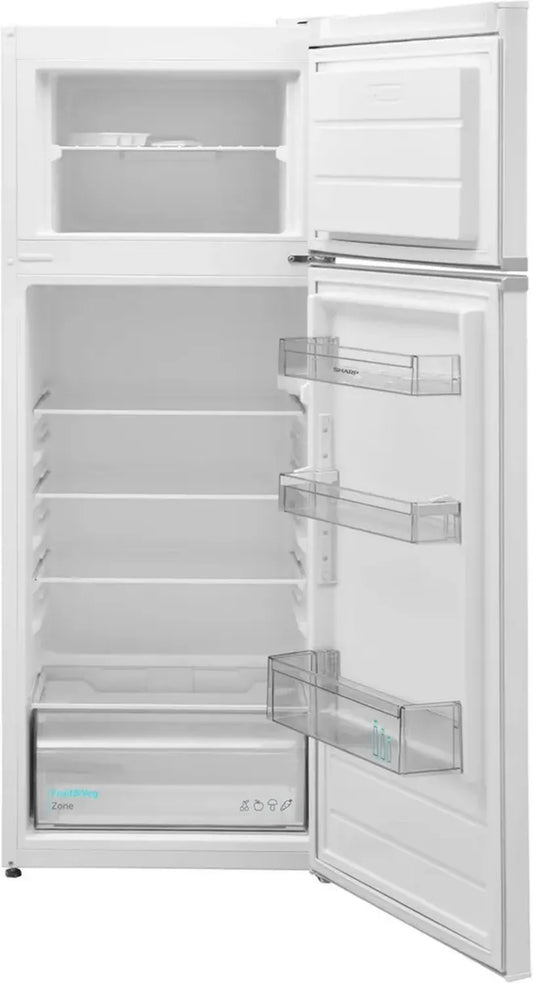Réfrigérateur Congélateur SHARP SJ-FTB01ITXWD-EU2 - 54 cm, 213 L, NanoFrost, LED