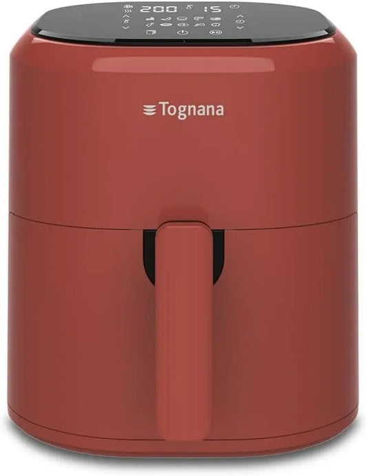Friteuse à Air Tognana Iridea 4,5 L en Plastique et Acier, Rouge