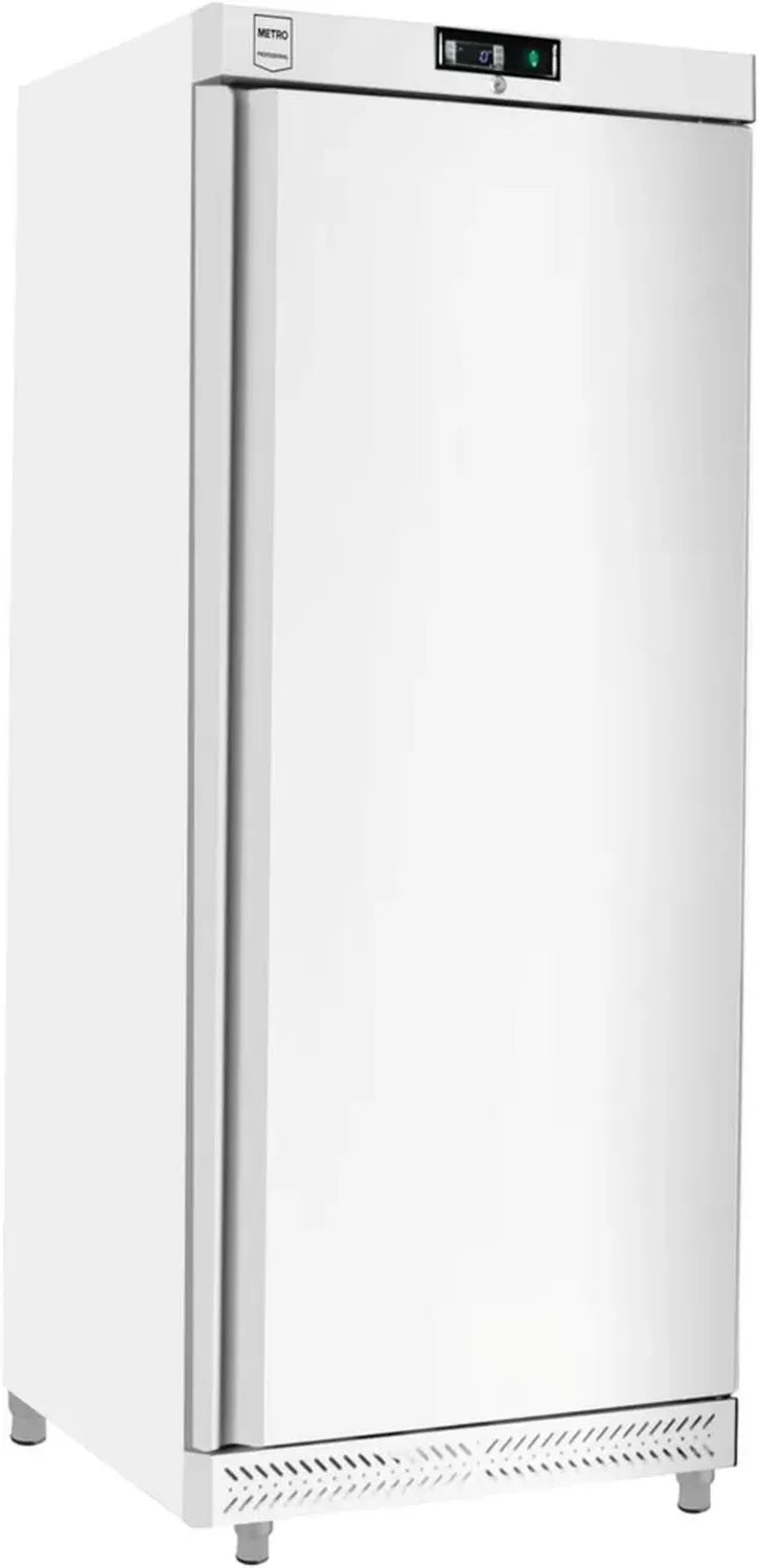Congélateur Professionnel METRO 380L en Aluminium, Blanc, GN 1/1 avec Serrure - Froid Ventilé, 480W, Dimensions 77,5x72x193 cm