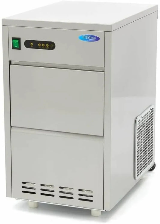 Machine à glaçons en acier inoxydable, capacité de 5 kg, production de 24 kg/jour pour usage professionnel