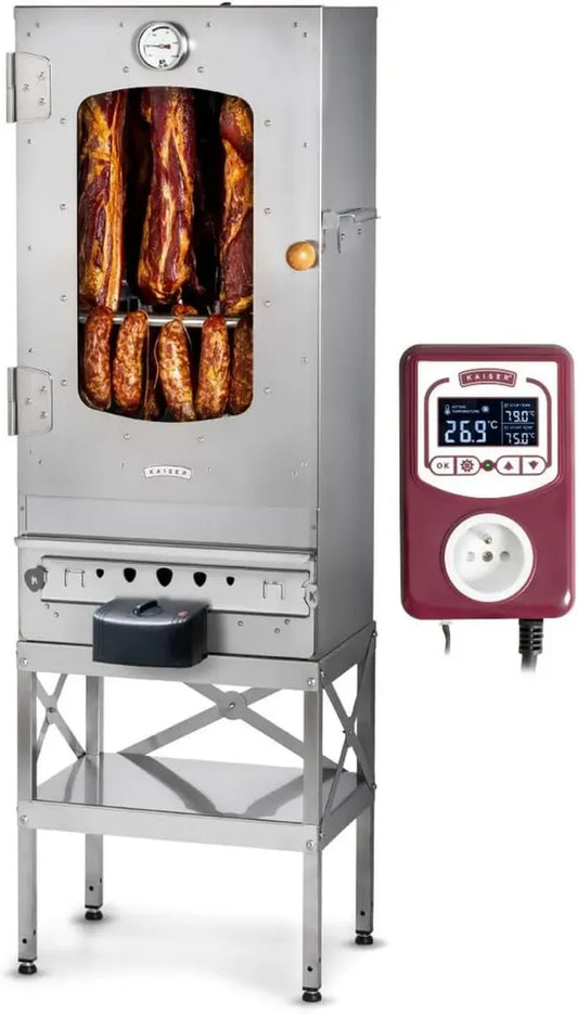Fumoir électrique en acier inoxydable 80cm - KAISER COMPANY