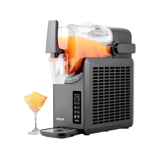 VEVOR Machine à Granité 2,6 L, Préparateur de Boissons Glacées avec 5 Programmes, Distributeur Autonettoyant pour Smoothies et Cocktails