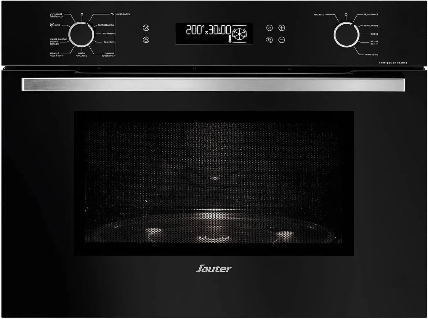 SAUTER Four à Micro-ondes Combiné Encastrable SKC 6302 LB