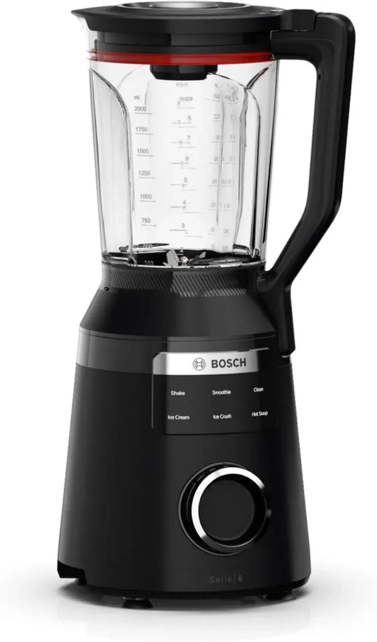 Blender Bosch VitaPower Série 6, moteur 1800W avec 6 programmes, bol Tritan, noir