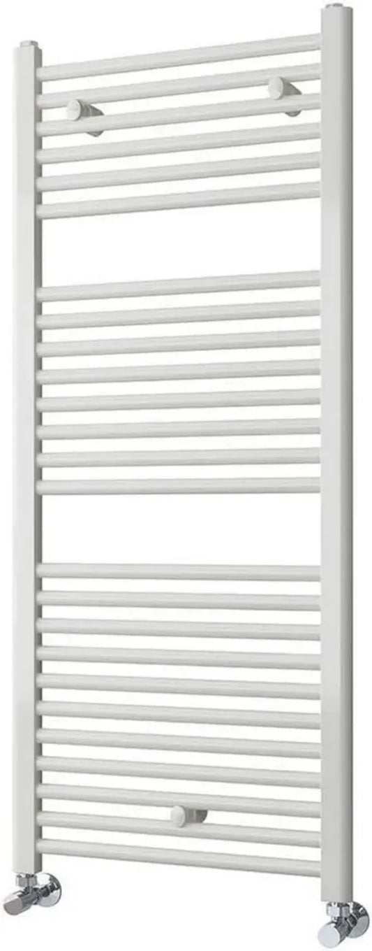 Kibath L484503 Radiateur Sèche-Serviettes en Acier Laqué Blanc 1200x500 mm