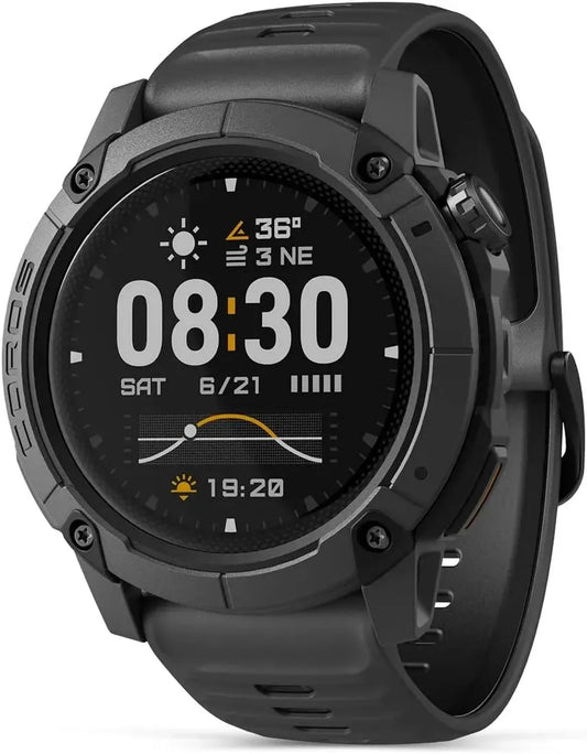 Montre GPS Outdoor COROS Nomad, écran 1.3" MIP, 22 Jours d'Autonomie, Cartes Mondiales, Microphone Intégré