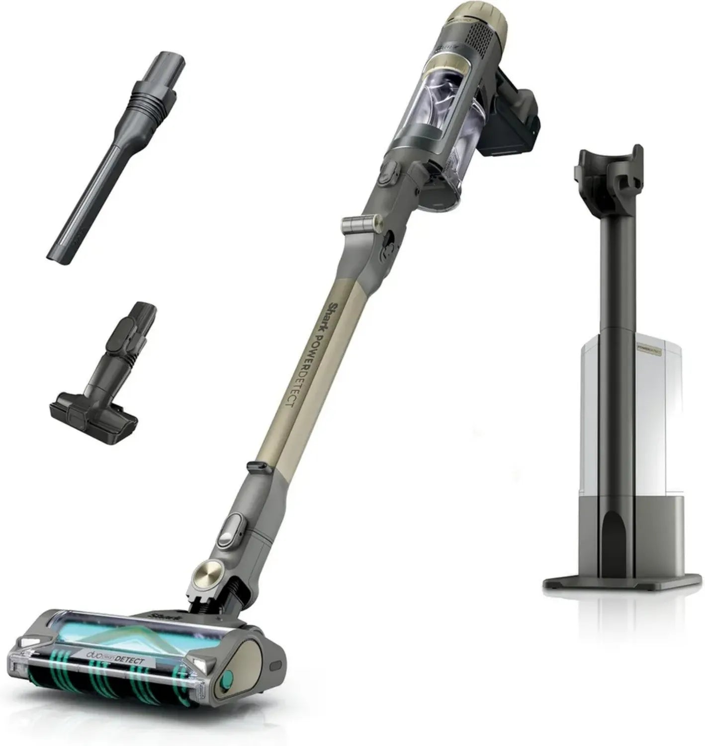 Aspirateur sans Fil Shark avec Vidange Automatique et Filtration HEPA, Idéal pour Poils d'Animaux, Tapis et Sols Durs