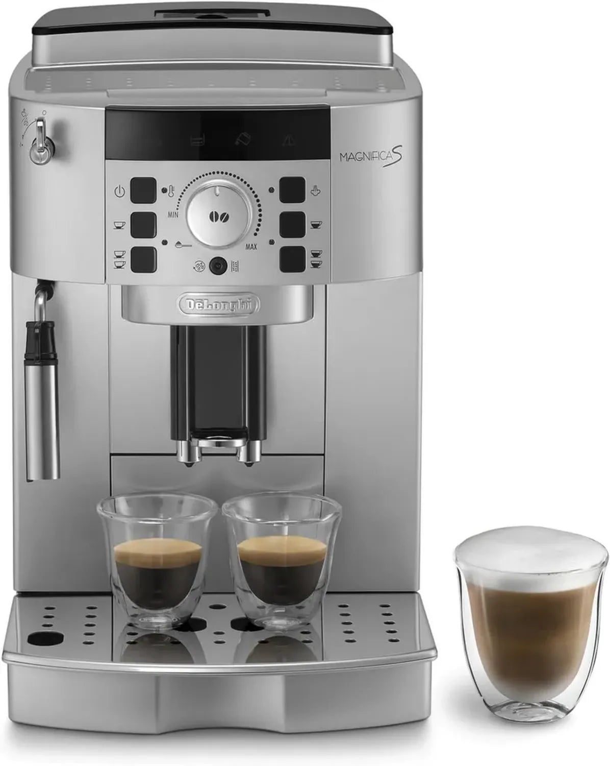 Machine à Café Automatique De'Longhi ECAM 22.110.B, 1.8L, Gris, Importée d'Allemagne